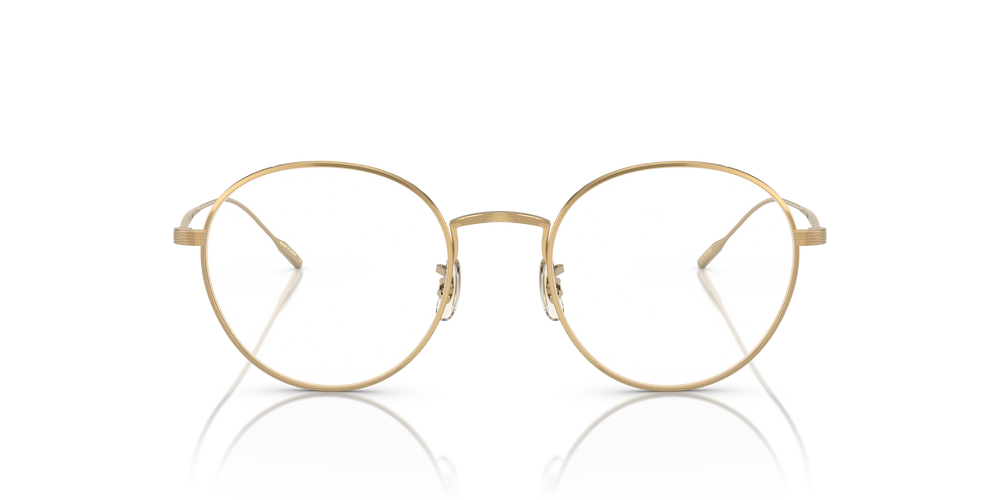 Sie Oliver Peoples Altair mit Gold Gestell und Klar Gläsern - Das Bild 2