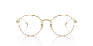 Sie Oliver Peoples Altair mit Gold Gestell und Klar Gläsern - Das Bild 2