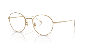 Sie Oliver Peoples Altair mit Gold Gestell und Klar Gläsern - Das Bild 1