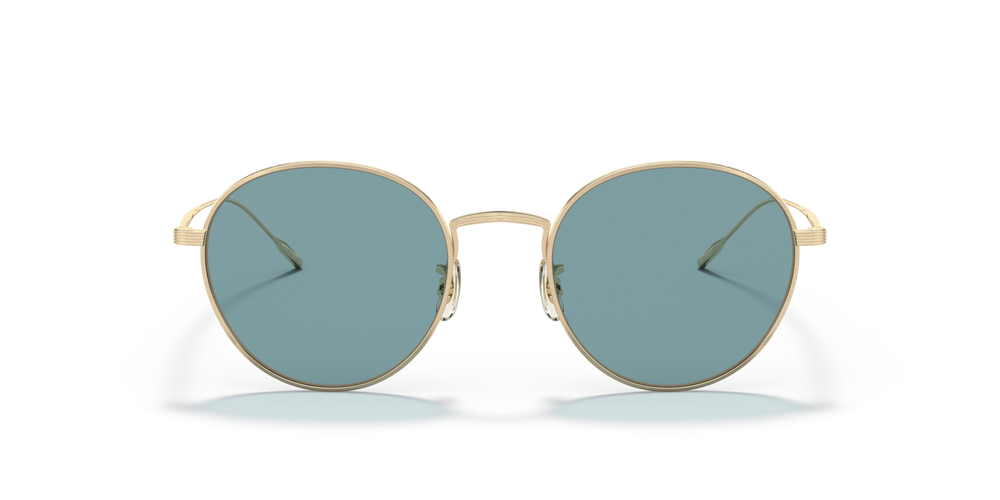 Sie Oliver Peoples Altair mit Gold gebürstet Gestell und Grün Gläsern - bild 2
