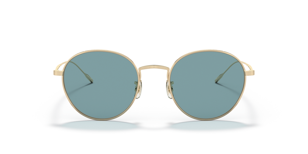 Oliver Peoples Altair with Brushed Gold frame and Green lenses - image 2