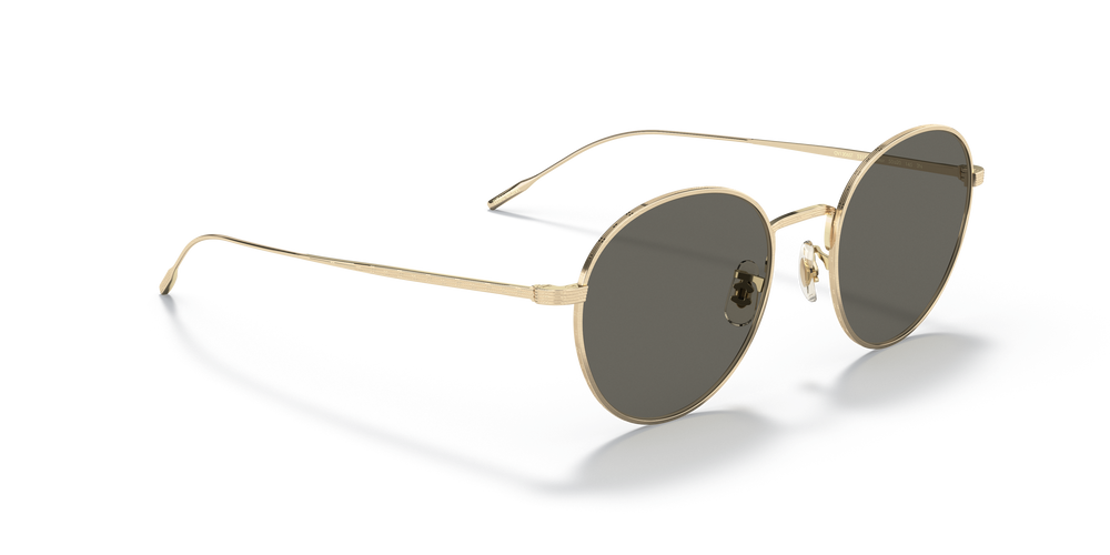 Oliver Peoples Altair con montatura Oro Spazzolato e lenti  Grigio - L'immagine 3