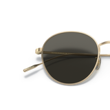 Sie Oliver Peoples Altair mit Gold gebürstet Gestell und Grau Gläsern - Variant
