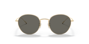 Oliver Peoples Altair con montatura Oro Spazzolato e lenti  Grigio - L'immagine 2