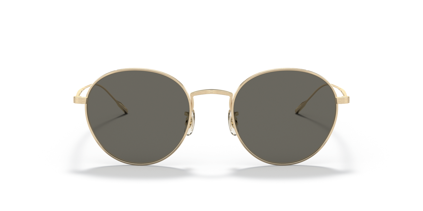 Oliver Peoples Altair with Brushed Gold frame and Grey lenses - Image Material