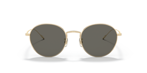 Oliver Peoples Altair con montatura Oro Spazzolato e lenti  Grigio - immagine 2