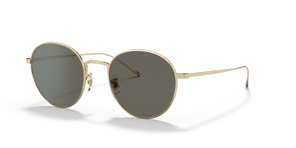 Sie Oliver Peoples Altair mit Gold gebürstet Gestell und Grau Gläsern - bild 4