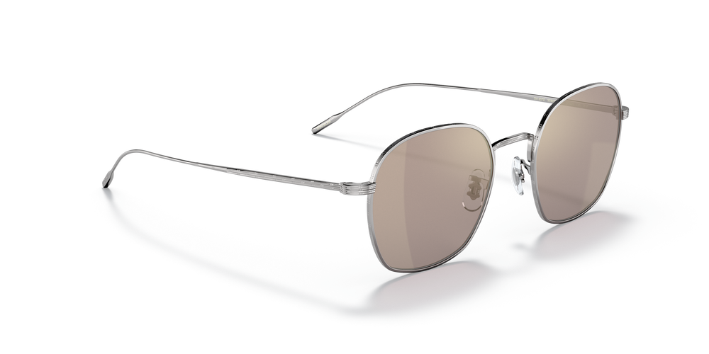 Oliver Peoples Adès with Silver frame and Chrome Taupe
