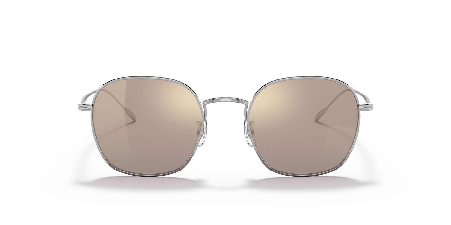 Oliver Peoples Adès with Silver frame and Chrome Taupe