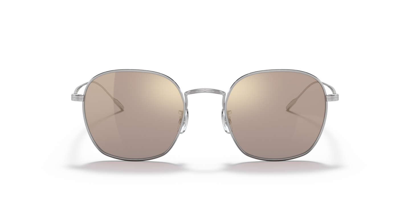 Oliver Peoples Adès with Silver frame and Brown lenses - Image Material