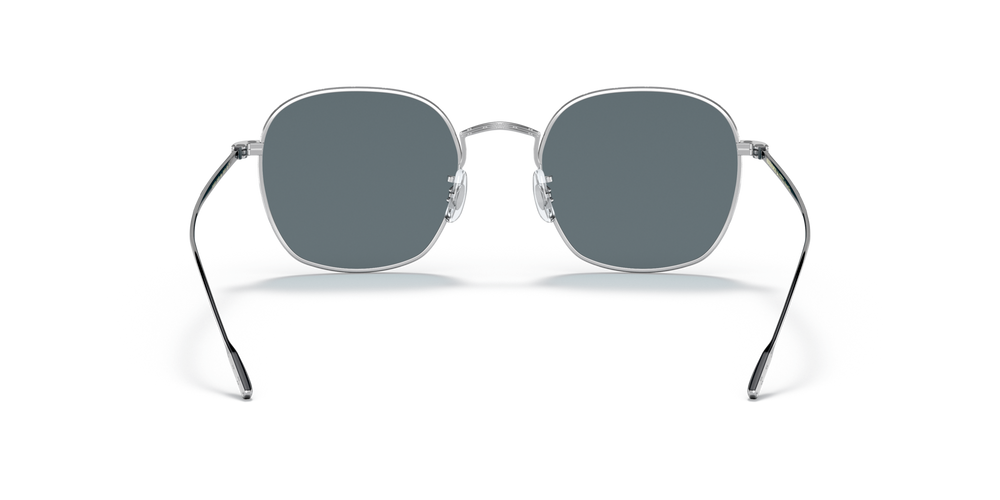 Sie Oliver Peoples Adès mit Silber gebürstet Gestell und Blau Gläsern - bild 5