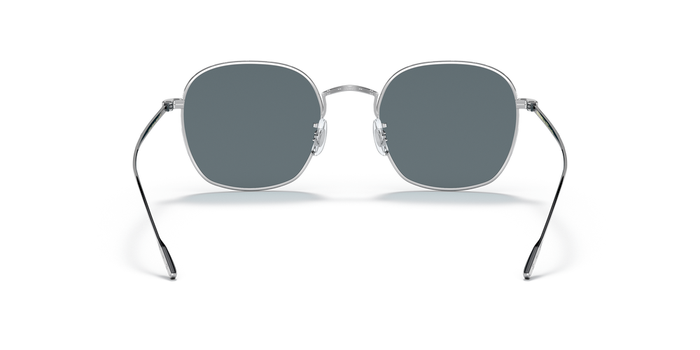 Oliver Peoples Adès with Brushed Silver frame and Blue lenses - Image 5
