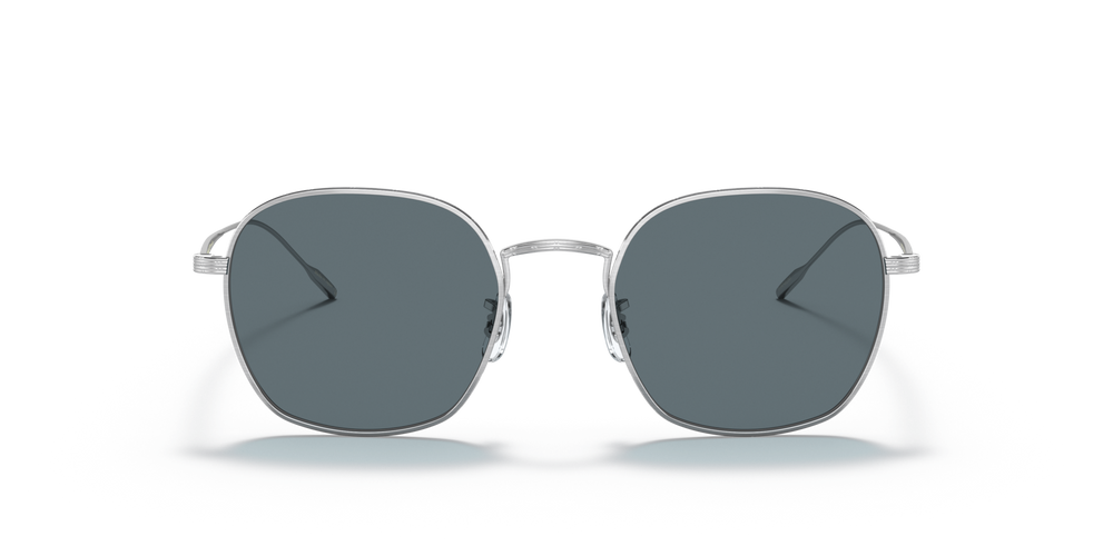 Oliver Peoples Adès with Brushed Silver frame and Blue lenses - image 2