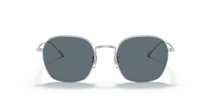 Oliver Peoples Adès with Brushed Silver frame and Blue lenses - image 2