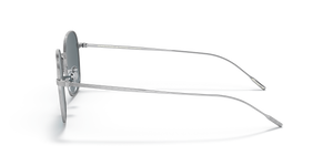 Oliver Peoples Adès with Brushed Silver frame and Blue lenses - Image 4