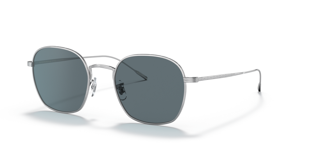 Oliver Peoples Adès with Brushed Silver frame and Blue lenses - image 4
