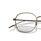 Sie Oliver Peoples Adès mit Antikgold Gestell und Klar Gläsern - Variant