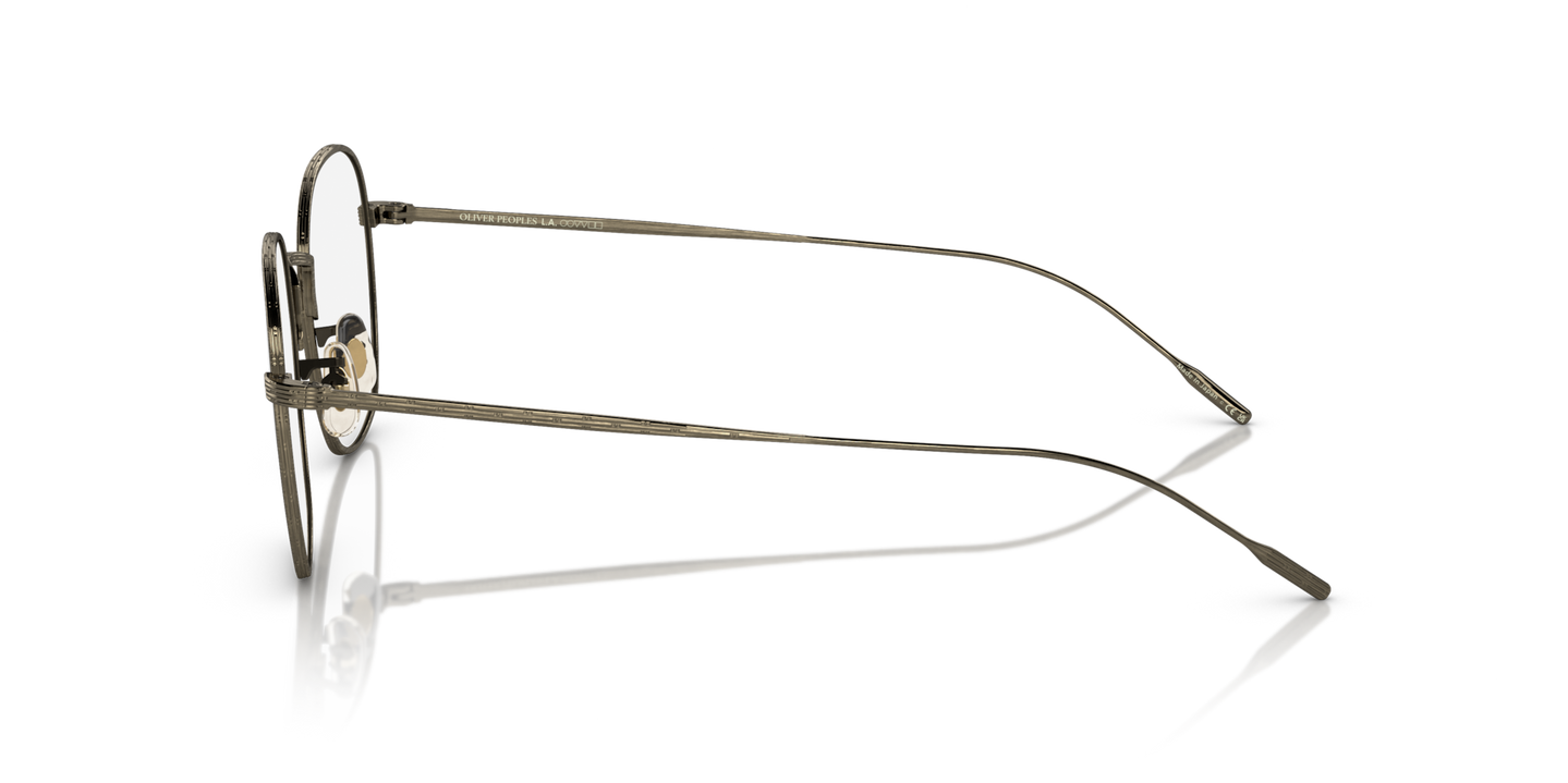 Oliver Peoples Adès with Antique Gold frame and Clear lenses - Image Filigree