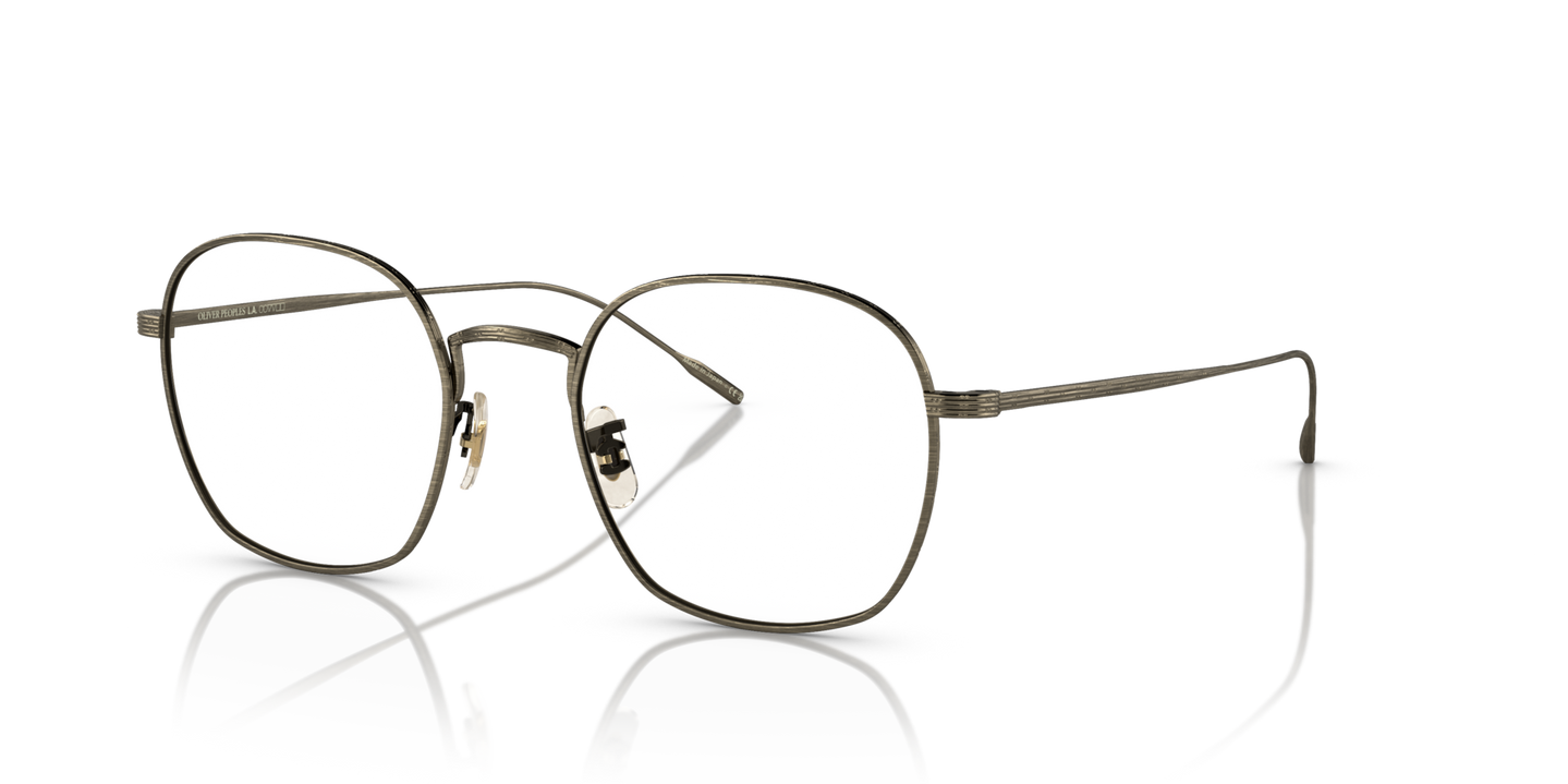 Oliver Peoples Adès with Antique Gold frame and Clear lenses - Image Eyewire