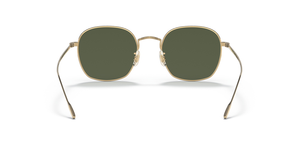 Oliver Peoples Adès avec une monture Or et des verres Vert - L'image 5