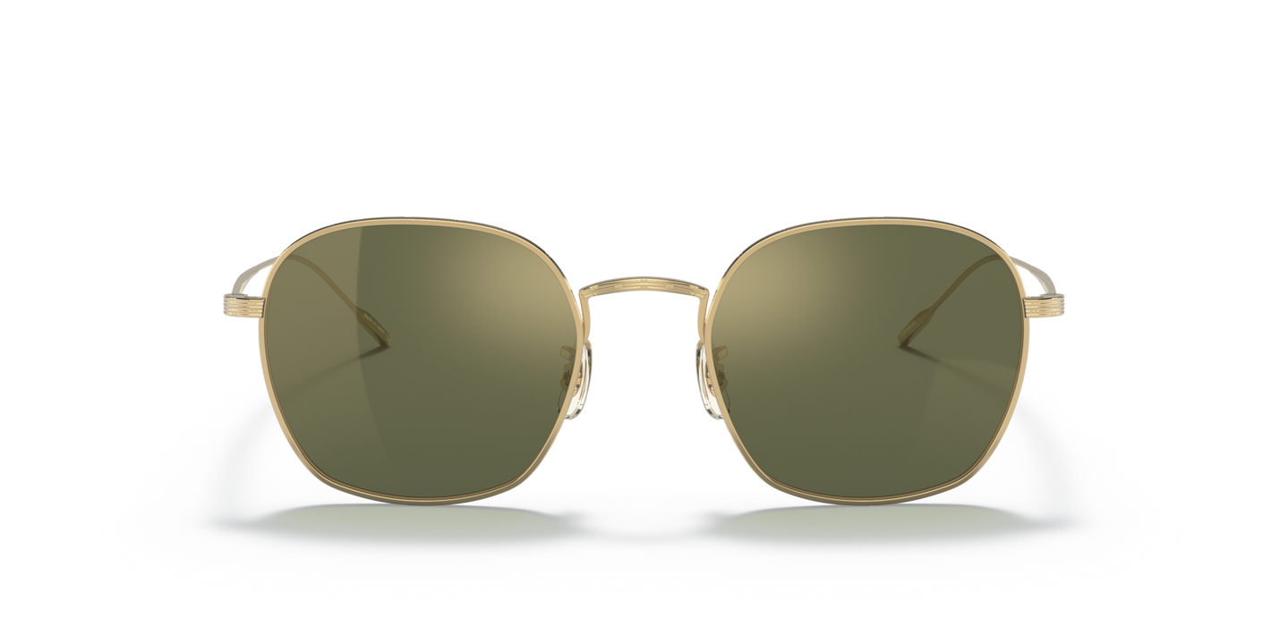 Oliver Peoples Adès with Gold frame and Green lenses - Image Material
