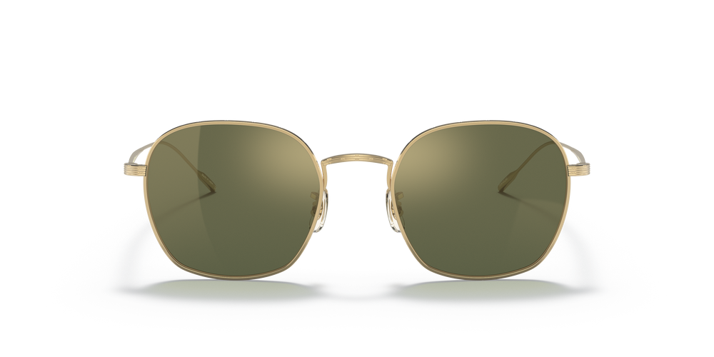 Oliver Peoples Adès avec une monture Or et des verres Vert - L'image 2