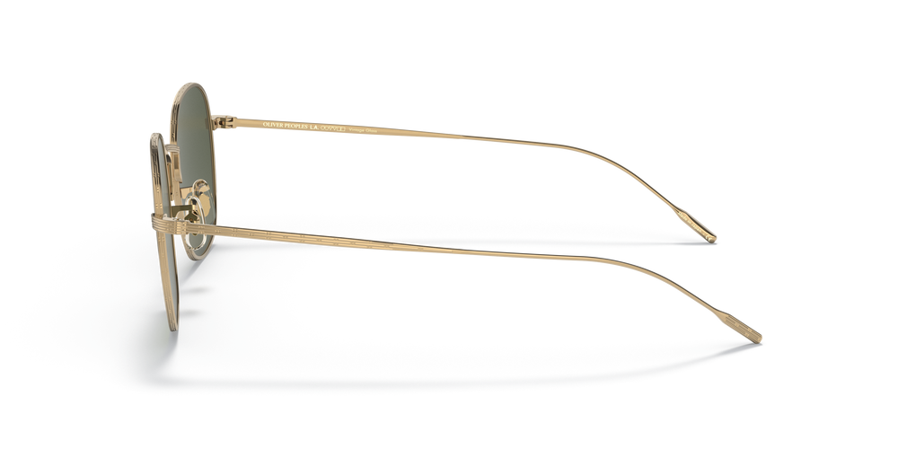 Oliver Peoples Adès avec une monture Or et des verres Vert - L'image 4