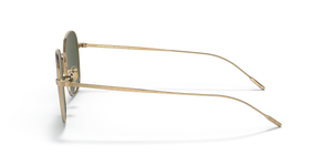 Oliver Peoples Adès avec une monture Or et des verres Vert - L'image 4