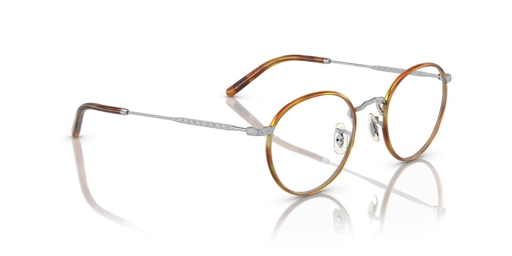 Oliver Peoples Carling con montura Plateado satinado / Ámbar y tortuga - imagen 3