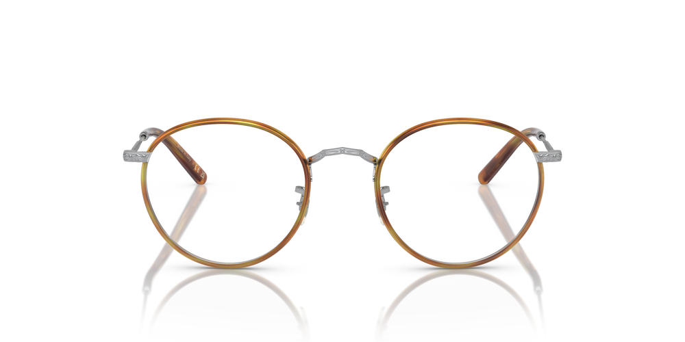 Oliver Peoples Carling con montura Plateado satinado / Ámbar y tortuga - imagen 2