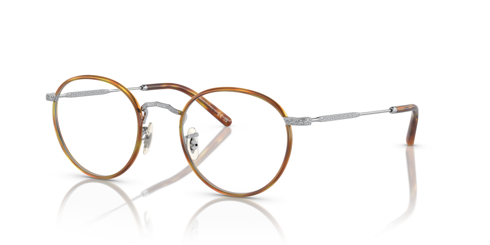 Oliver Peoples Carling con montura Plateado satinado / Ámbar y tortuga - imagen 1