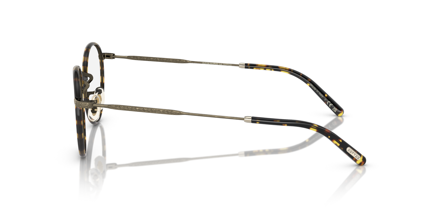 Oliver Peoples Carling con montura Oro antiguo / Negro y tortuga oscuro - Imagen Filigranas