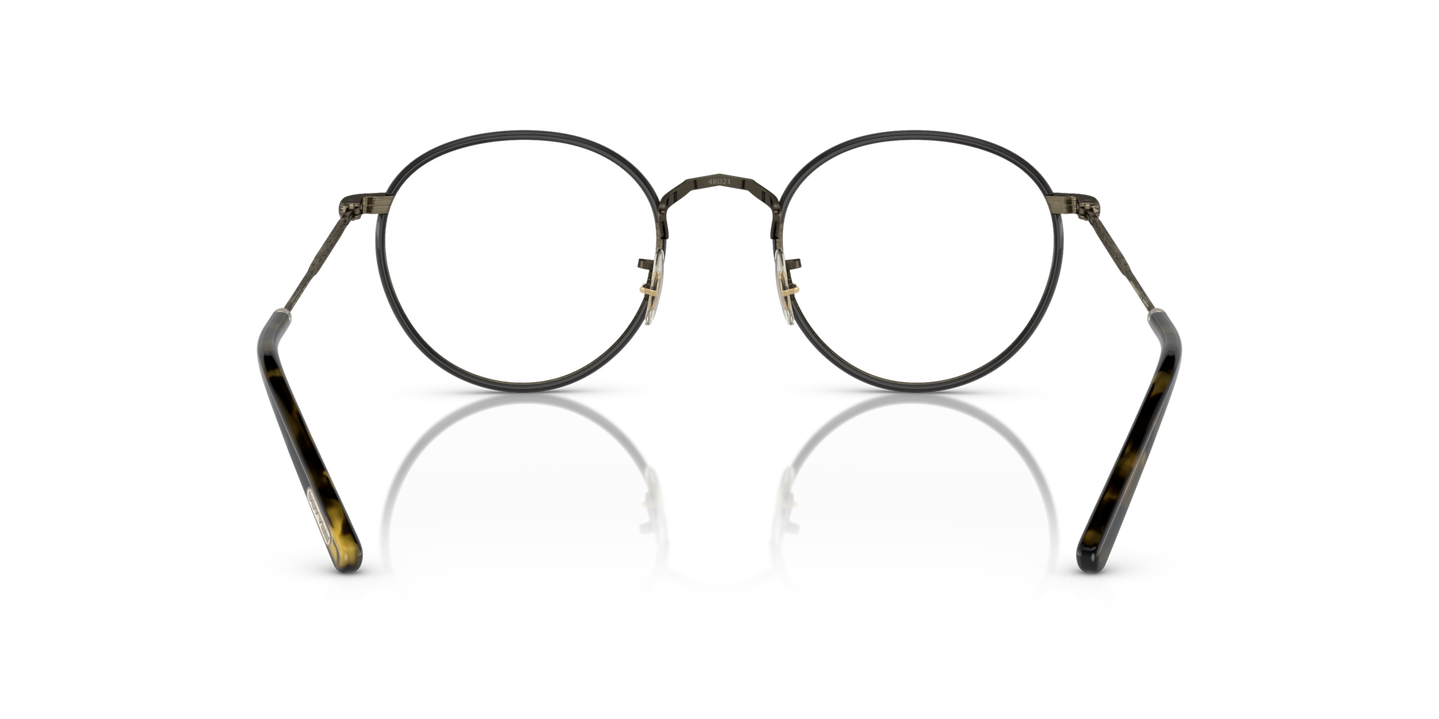Oliver Peoples Carling with Antique Gold/Black frame - Image Nosepads