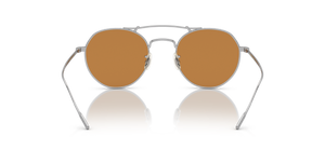 Sie Oliver Peoples Reymont mit Silber Gestell und Braun Gläsern - Bild 5