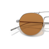 Oliver Peoples Reymont with Silver frame and Brown lenses - Variant