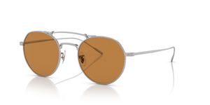 Oliver Peoples Reymont with Silver frame and Brown lenses - Image 1