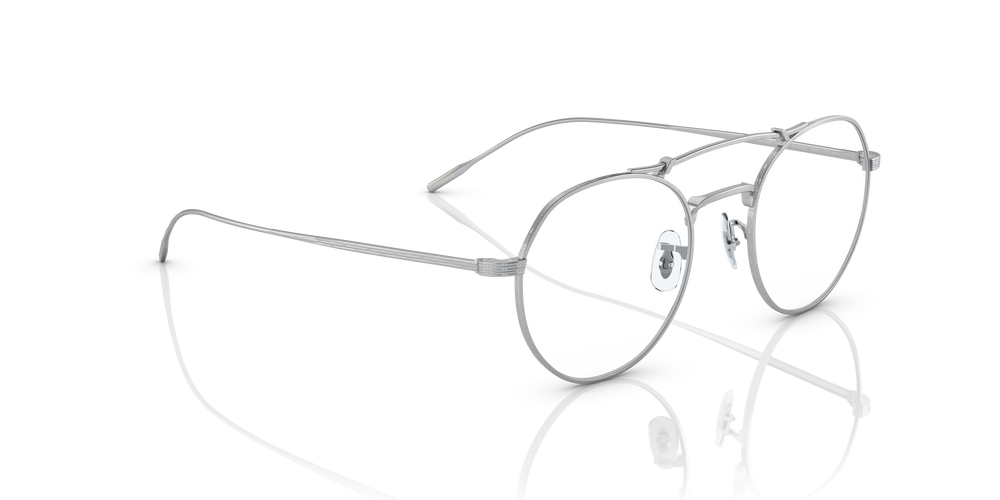 Oliver Peoples Reymont con montura Plata Cepillado y lentes Transparente - El 3