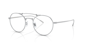 Oliver Peoples Reymont con montura Plata Cepillado y lentes Transparente - El 1