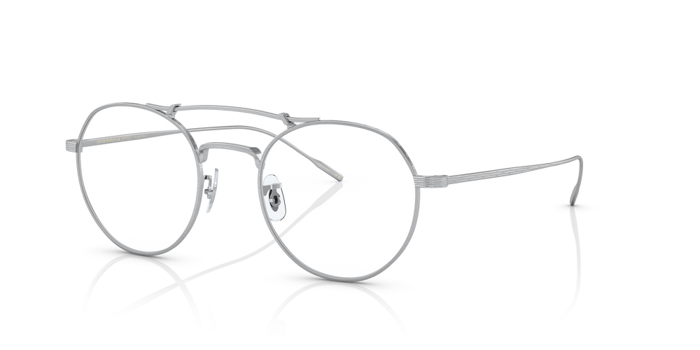 Oliver Peoples Reymont con montura Plata Cepillado y lentes Transparente - El 1