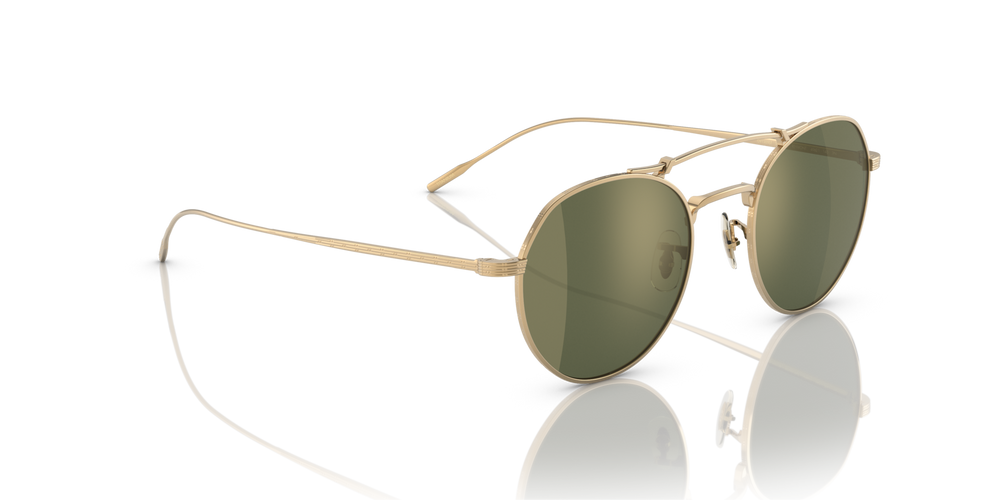 Oliver Peoples Reymont with Gold frame and Green lenses - image 3