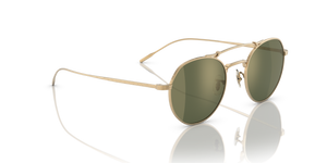 Oliver Peoples Reymont with Gold frame and Green lenses - image 3