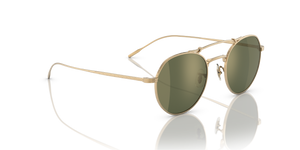 Oliver Peoples Reymont with Gold frame and Green lenses - image 3