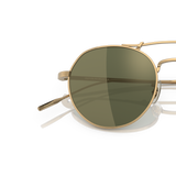 Oliver Peoples Reymont avec une monture Or et des verres Vert - Variant