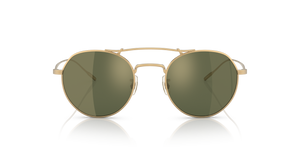Oliver Peoples Reymont with Gold frame and Green lenses - image 2