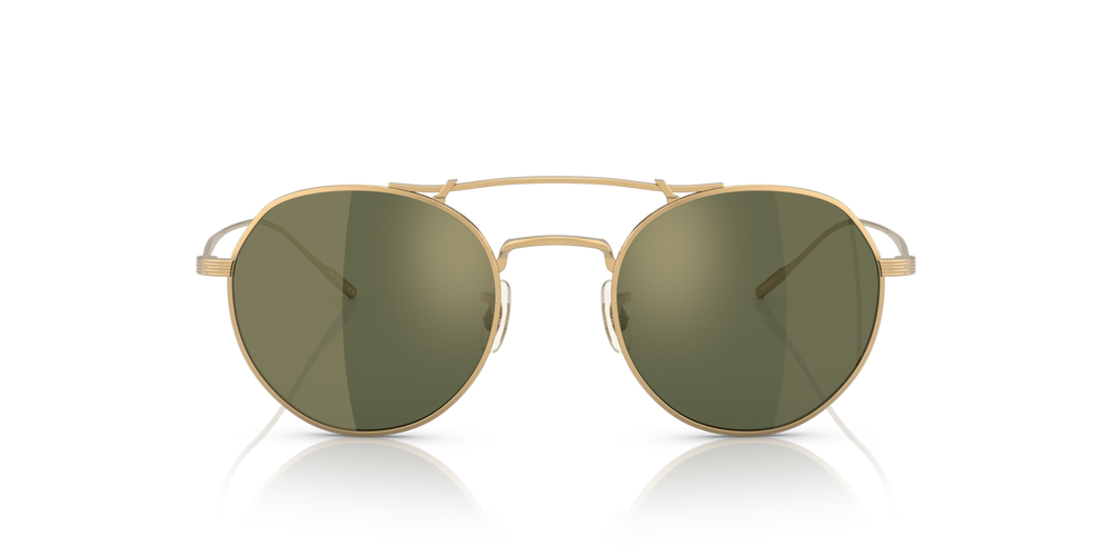 Oliver Peoples Reymont with Gold frame and Green lenses - image 2