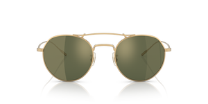 Oliver Peoples Reymont with Gold frame and Green lenses - image 2