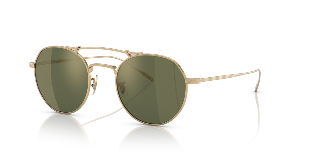 Oliver Peoples Reymont with Gold frame and Green lenses - image 5