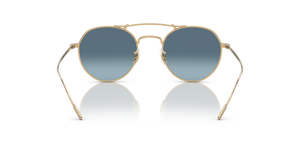 Oliver Peoples Reymont with Gold frame and Blue lenses - image 5