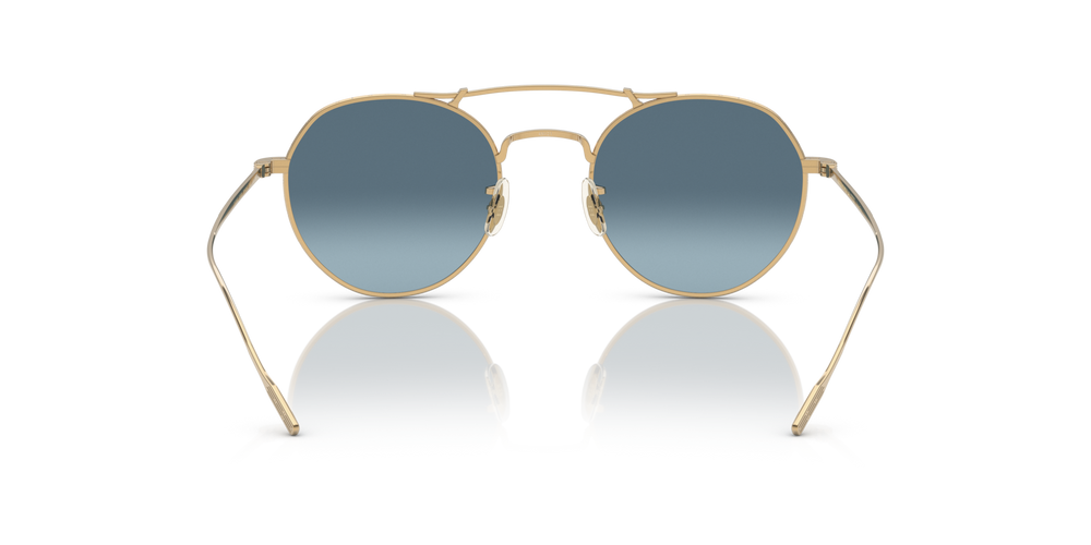 Oliver Peoples Reymont with Gold frame and Blue lenses - image 5