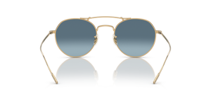 Oliver Peoples Reymont with Gold frame and Blue lenses - image 5